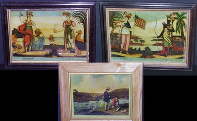Lot 95 - After D. Gerolimo AMERICA, AFRICA and EUROPE,...