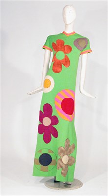 Lot 3533 - Rudi Gernreich Polychrome Op Art Target Dress...