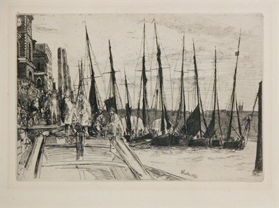 Lot 1316 - James Abbott McNeill Whistler BILLINGSGATE...