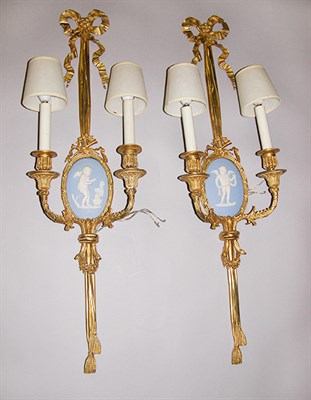 Lot 2682 - Pair of Neoclassical Style Gilt-Bronze and...