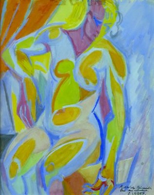 Lot 18 - Andre Lhote French, 1885-1962 SEATED FEMALE...