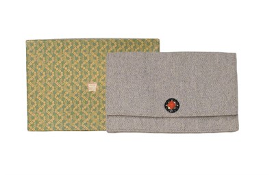 Lot 3675 - Cartier Gray Flannel Pochette French, circa...