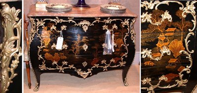 Lot 430 - Louis XV Style Chinoiserie Decorated...