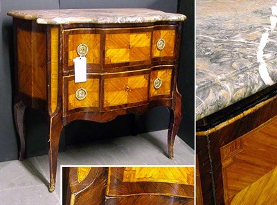 Lot 379 - Transitional Louis XV/XVI Style Brass Mounted...