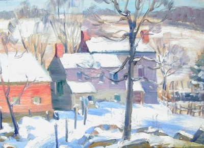 Lot 211 - George Gardner Symons 1861-1930 WINTER FARM...
