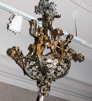 Lot 2387 - Louis XV Style Glass and Gilt-Bronze...