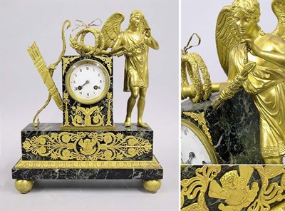 Lot 2325 - Louis XVI Style Gilt-Bronze and Green Marble...