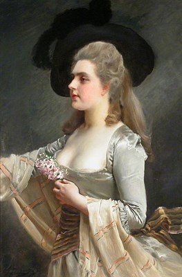 Lot 118 - Gustave Jean Jacquet French, 1846-1909...