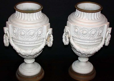 Lot 453 - Pair of Neoclassical Style Gilt-Bronze Mounted...
