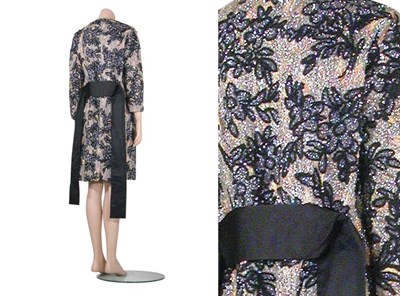 Lot 3459 - Rodriguez Sequin Embroidered Evening Coat...