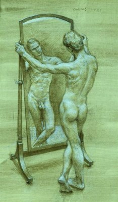 Lot 194 - Paul Cadmus 1904-1999 THE CHEVAL GLASS Signed...