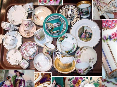 Lot 114 - Miscellaneous Group of Porcelain Cups and...