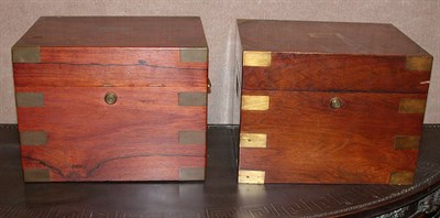 Lot 121 - Two Benson & Hedges Brass Mounted Mahogany and...