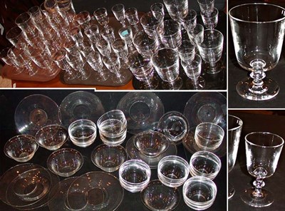 Lot 122 - Steuben Glass Stemware Service; Together with...