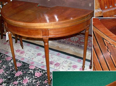 Lot 166 - Louis XVI Style Inlaid Fruitwood and Walnut...