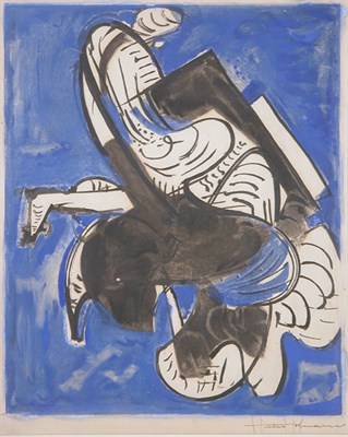 Lot 1221 - Hans Hofmann COMPOSITION IN BLUE Color...