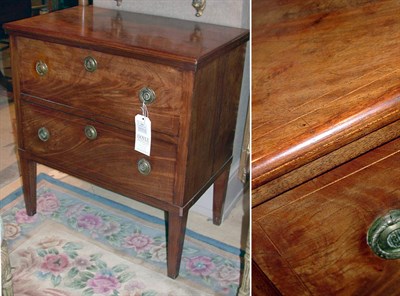 Lot 192 - Continental Provincial Style Walnut Two-Drawer...
