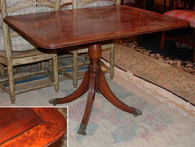 Lot 208 - Regency Style Walnut Cross-Banded Mahogany...