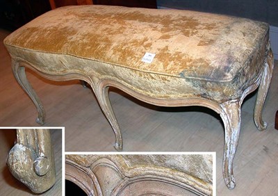 Lot 214 - Louis XV Style Cream Painted and Upholstered...