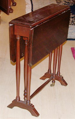 Lot 243 - Georgian Style Mahogany Drop-Leaf Table