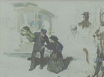Lot 268 - Charles Nicolas Sarka 1879-1960 OLD WOMAN...