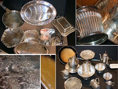 Lot 278 - Miscellaneous Group of Silver Plated Articles