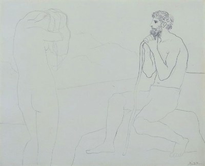 Lot 42 - Pablo Picasso Spanish, 1881-1973 HOMME ET...