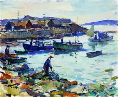 Lot 235 - Carl William Peters 1897-1980 HAULING IN A...