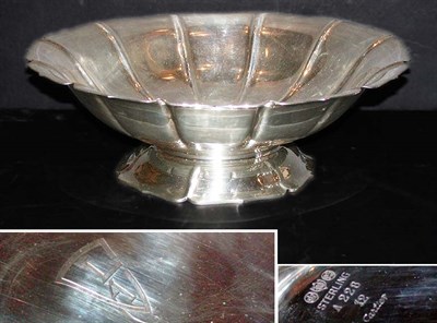 Lot 352 - Cartier Sterling Silver Footed Center Bowl...