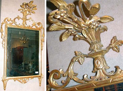Lot 402 - Continental Rococo Style Gilt-Wood Mirror