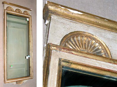 Lot 509 - Neoclassical Style Gilt and Painted Mirror