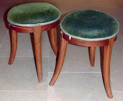 Lot 515 - Pair of Continental Neoclassical Fruitwood and...