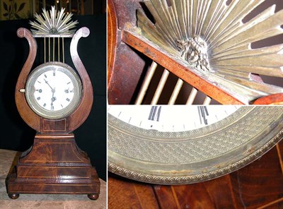 Lot 444 - Biedermeier Gilt-Metal Mounted Inlaid Mahogany...