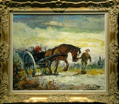 Lot 23 - Corbet 20th Century HORSE DRAWN CARRIAGE...