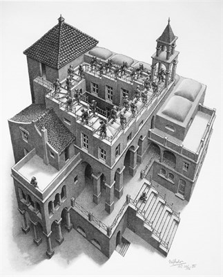 Lot 1205 - Maurits Cornelis Escher ASCENDING AND...