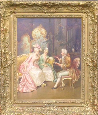 Lot 2077 - F. Lendig 19th Century STORYTELLER Signed...