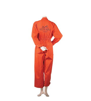 Lot 3566 - Redcap Orange Cotton Twill Overall American,...
