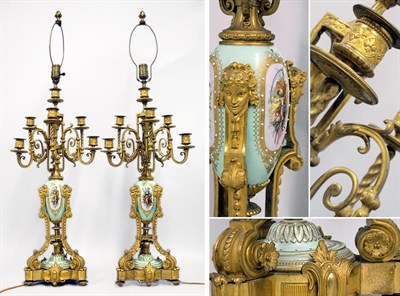 Lot 2338 - Pair of Louis XVI Style Gilt-Bronze and...
