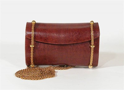 Lot 3774 - Paloma Picasso Cognac Handbag Of cylindrical...