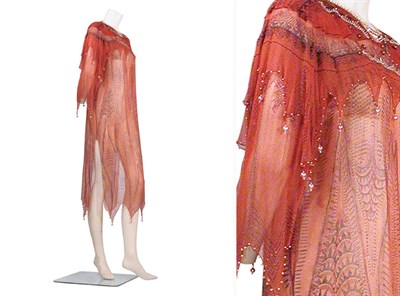 Lot 3589 - Rare Zandra Rhodes Manhattan Dress English,...