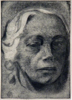 Lot 1248 - Kathe Kollwitz FRAUENKOPF; SELBSTBILDNIS...
