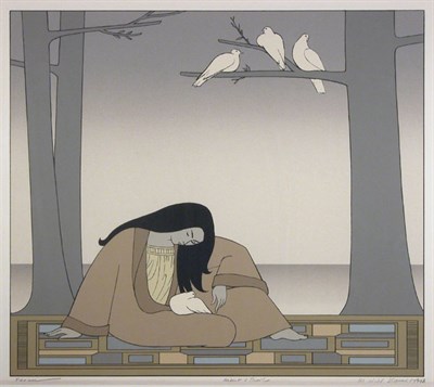 Lot 1175 - Will Barnet PAEAN Color screenprint, 1978,...