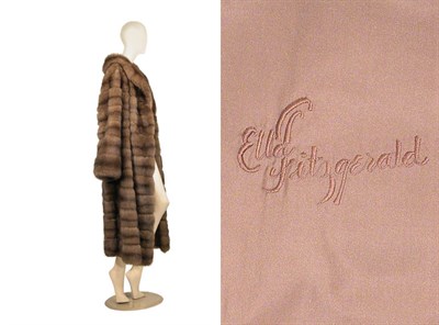Lot 3637 - Edwards-Lowell Sable Coat for Ella Fitzgerald...