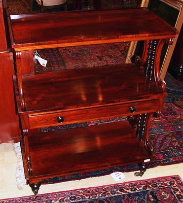 Lot 2455 - Regency Style Rosewood Two-Tier Side Table The...
