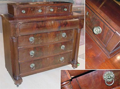 Lot 2328 - American Empire Mahogany Chest Height 41...