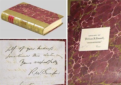 Lot 1102 - EMERSON, RALPH WALDO Works Frontispiece in vol....