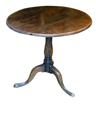 Lot 145 - George II Style Oak Tripod Table