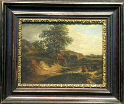 Lot 90 - Dutch School 18th Century LANDSCAPE Oil on...