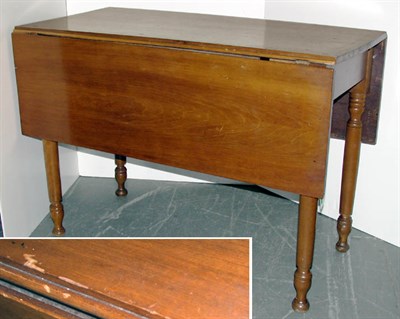 Lot 332 - Provincial Cherry Drop-Leaf Table 19th Century...