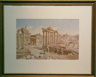 Lot 2055 - Roberto Gigli Italian, 1846-1922 VIEW OF THE...